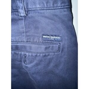 Brooks Brothers 1818 Men's‎ Navy Blue Classic Chino Shorts 36x9 Casual Preppy A